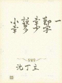 小说章节一般一章多少字