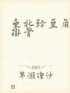 东北干豆角丝炖排骨
