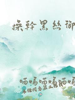 操干黑丝御姐