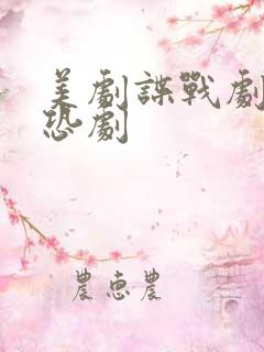 美剧谍战剧和反恐剧