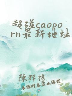 超碰caoporn最新地址进入