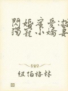 闪婚蜜爱:总裁独宠小娇妻