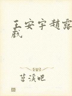 王安宇赵露思吻戏