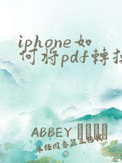 iphone如何将pdf转换成word