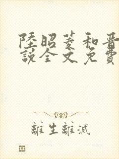 陆昭菱和晋王小说全文免费阅读