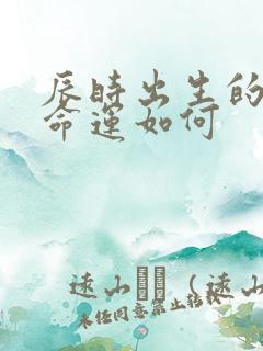 辰时出生的男孩命运如何
