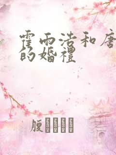 霍雨浩和唐舞桐的婚礼