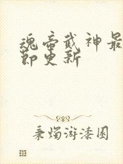 魂帝武神最新章节更新