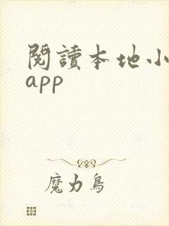 阅读本地小说的app