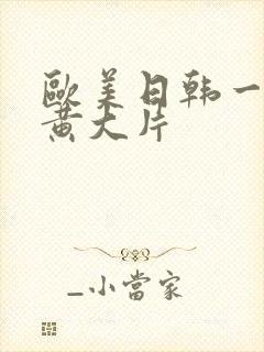 欧美日韩一级特黄大片