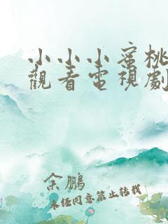 小小小蜜桃免费观看电视剧高清