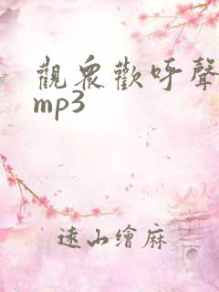 观众欢呼声音效mp3