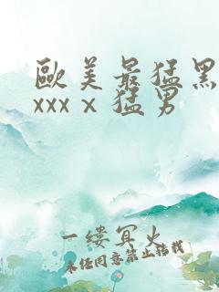 欧美最猛黑人xxxxⅹ猛男