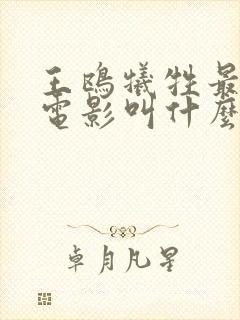 王鸥牺牲最大的电影叫什么