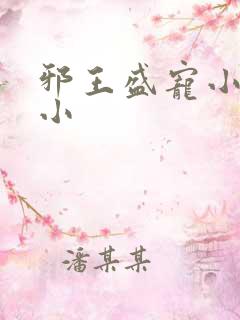 邪王盛宠小毒妃小