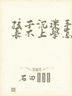 孩子沉迷手机家长不上学怎么办