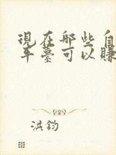 现在哪些自媒体平台可以赚钱