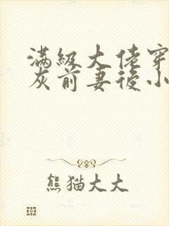 满级大佬穿成炮灰前妻后小说免费看