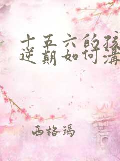 十五六的孩子叛逆期如何沟通