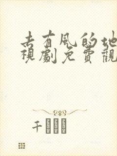 去有风的地方电视剧免费观看完整版策驰影视