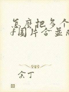 怎么把多个pdf图片合并成一个