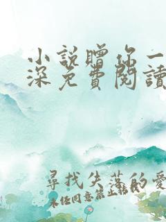 小说赠你一世情深免费阅读完结版的