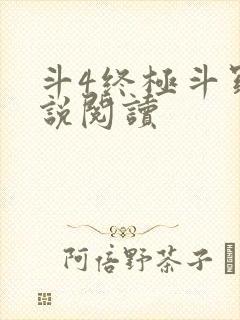 斗4终极斗罗小说阅读
