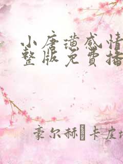 小唐璜感情史完整版免费播放