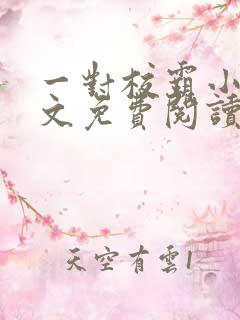 一对校霸小说全文免费阅读