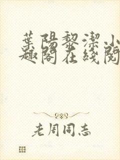 叶阳黎洁小说笔趣阁在线阅读