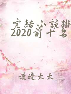 完结小说排行榜2020前十名言情