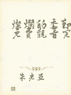 灿烂的季节全集免费观看完整版