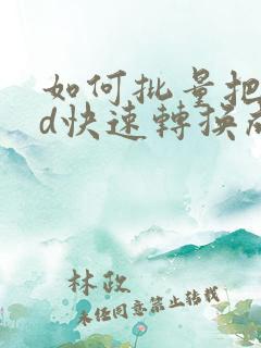 如何批量把cad快速转换成pdf格式