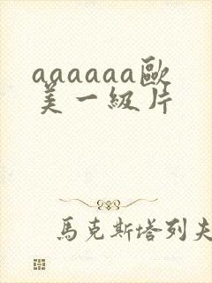 aaaaaa欧美一级片