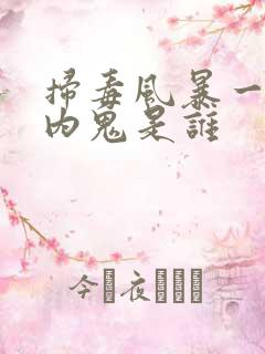 扫毒风暴一队的内鬼是谁