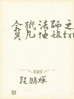 全职法师之我是莫凡他姐txt
