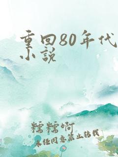 重回80年代 小说