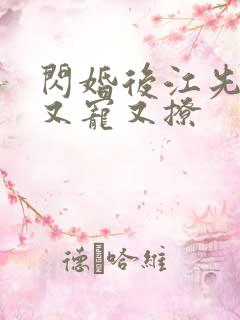 闪婚后江先生他又宠又撩