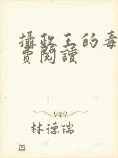 摄政王的毒妃免费阅读
