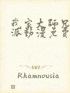 我家大师兄是反派动漫免费观看全集