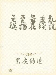 免费最爽乱淫无遮挡在线观看