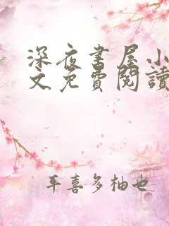深夜书屋小说全文免费阅读