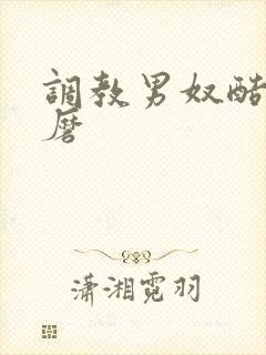 调教男奴酷刑折磨