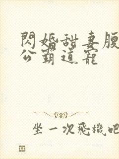 闪婚甜妻腹黑老公霸道宠