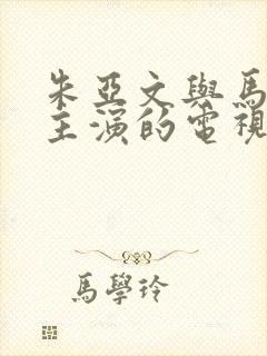 朱亚文与马伊琍主演的电视剧有哪些