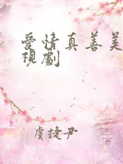 爱情真善美2电视剧