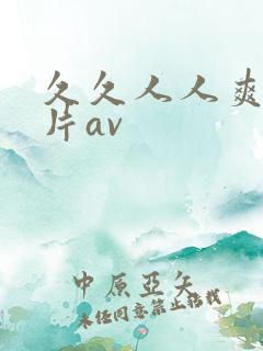 久久人人爽人人片av