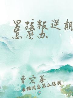 男孩叛逆期家长怎么办