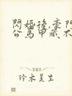 闪婚后,豪门老公马甲藏不住3