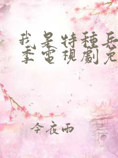 我是特种兵第一季电视剧免费观看